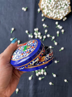Papier-Mâché Trinket Box — Hand-Painted