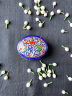 Papier-Mâché Trinket Box — Hand-Painted