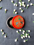 Papier-Mâché Trinket Box — Hand-Painted