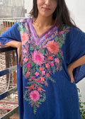 Crushed Cotton Kashmiri Kaftan - Aari