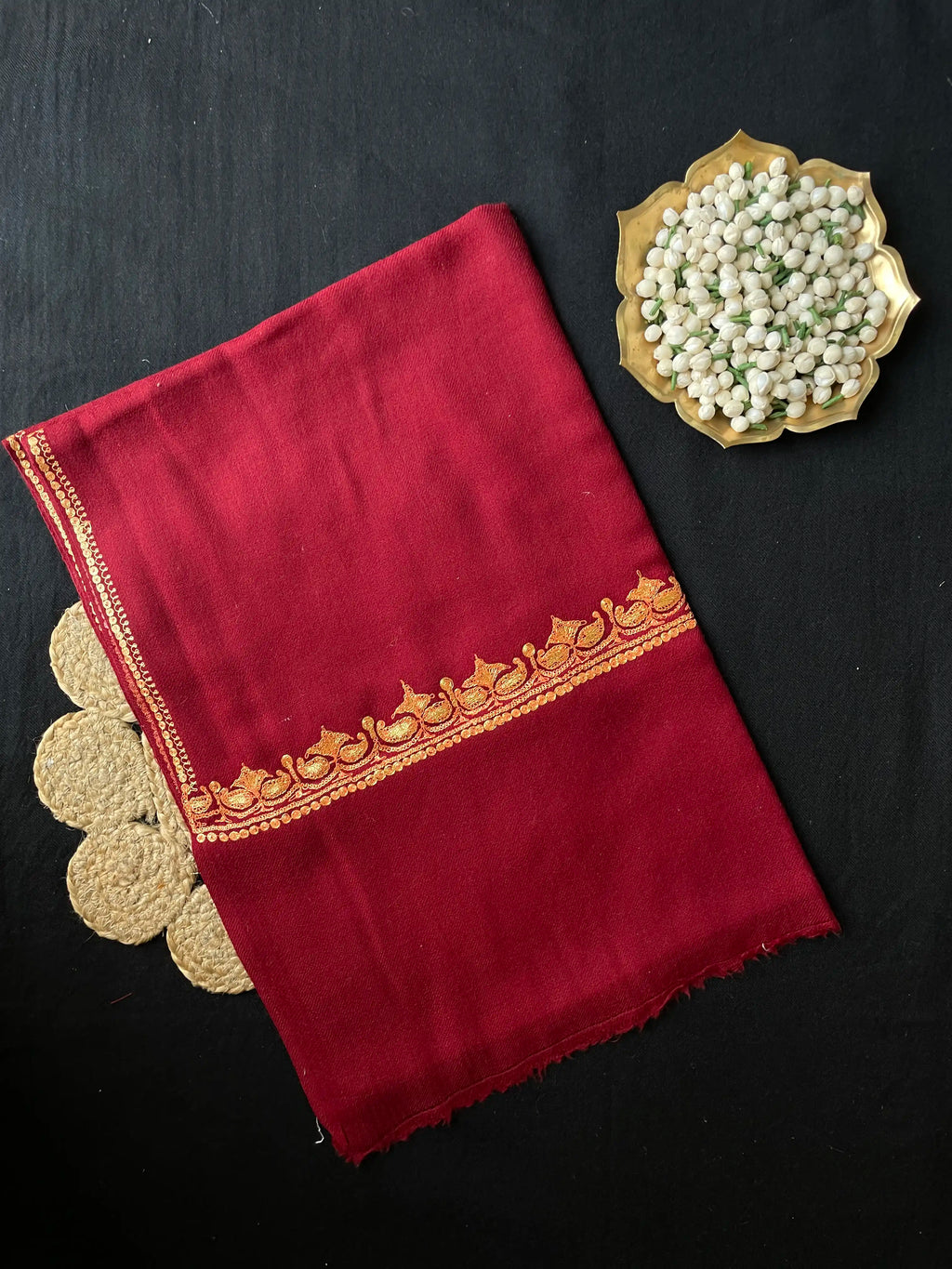 Pure Wool Kashmiri Tilla Stoles