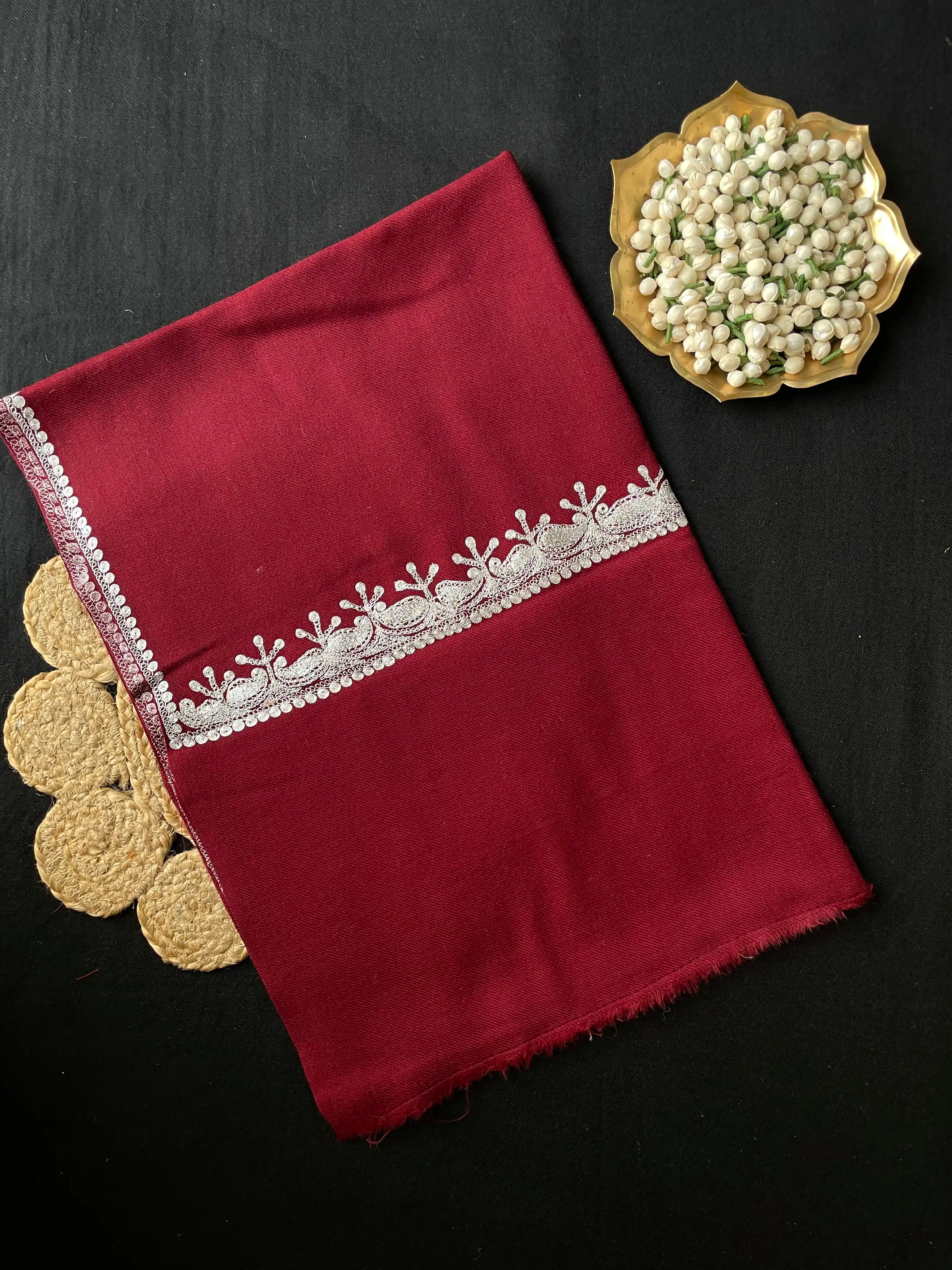 Pure Wool Kashmiri Tilla Stoles