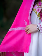 Kashmiri Lambswool | Sozni Stole Neemdore | Premium Heritage