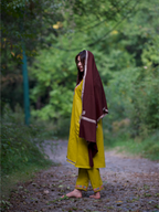 Kashmiri Lambswool | Sozni Stole Neemdore | Premium Heritage