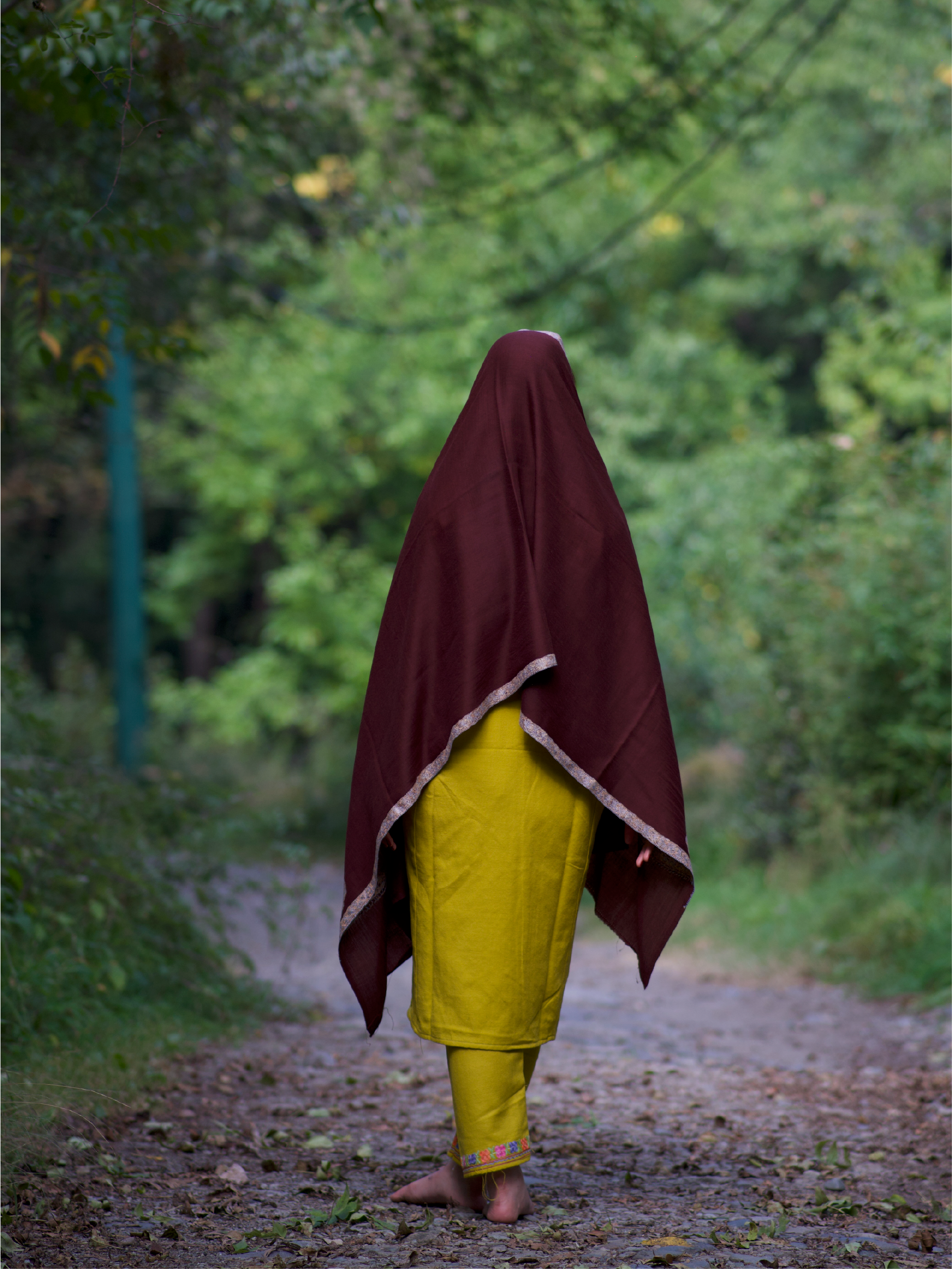 Kashmiri Lambswool | Sozni Stole Neemdore | Premium Heritage