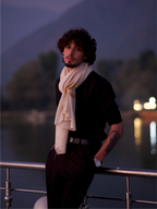 Kashmiri Lambswool | Sozni Stole Neemdore | Premium Heritage