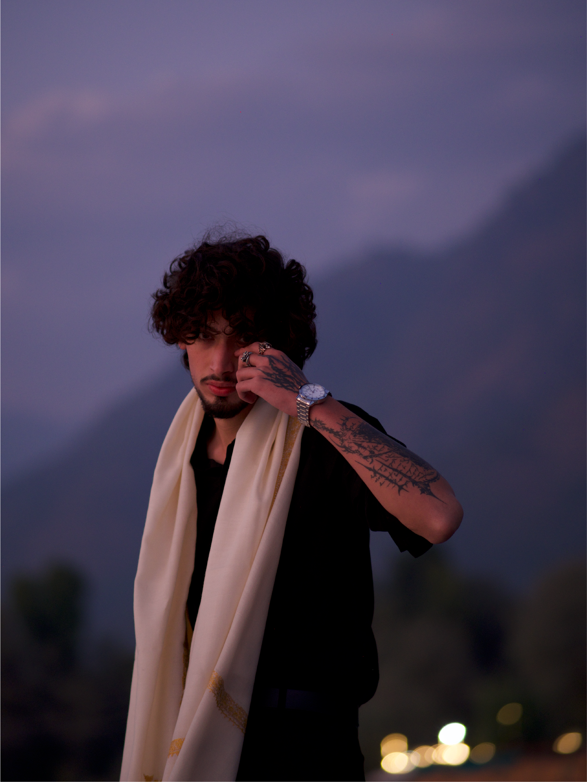Kashmiri Lambswool | Sozni Stole Neemdore | Premium Heritage