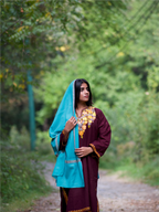 Kashmiri Lambswool | Sozni Stole Neemdore | Premium Heritage