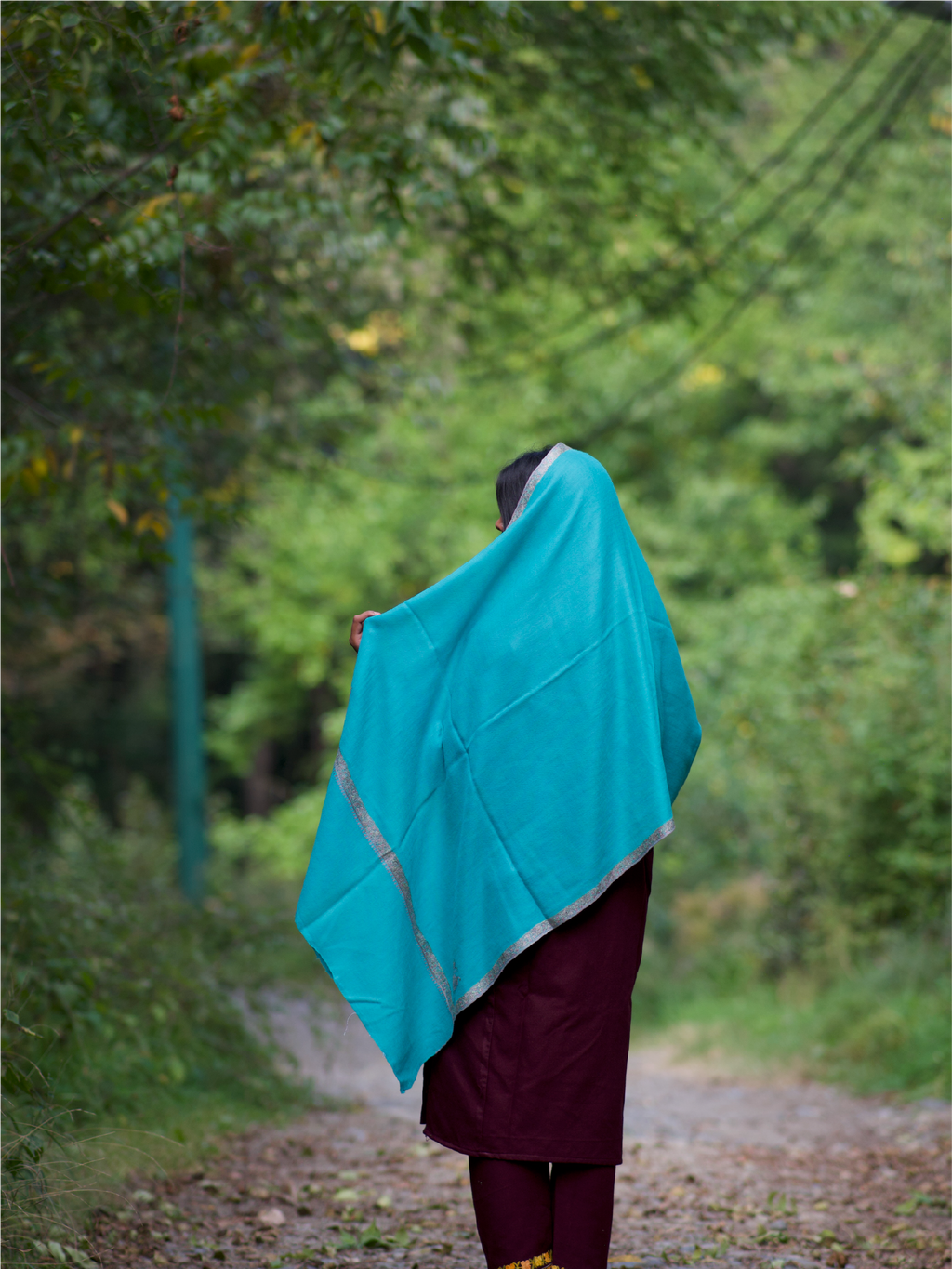 Kashmiri Lambswool | Sozni Stole Neemdore | Premium Heritage