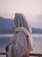 Kashmiri Lambswool | Sozni Stole Neemdore | Premium Heritage