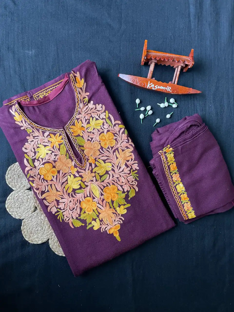 Kashmiri Pheran Sets - Aari Embroidered