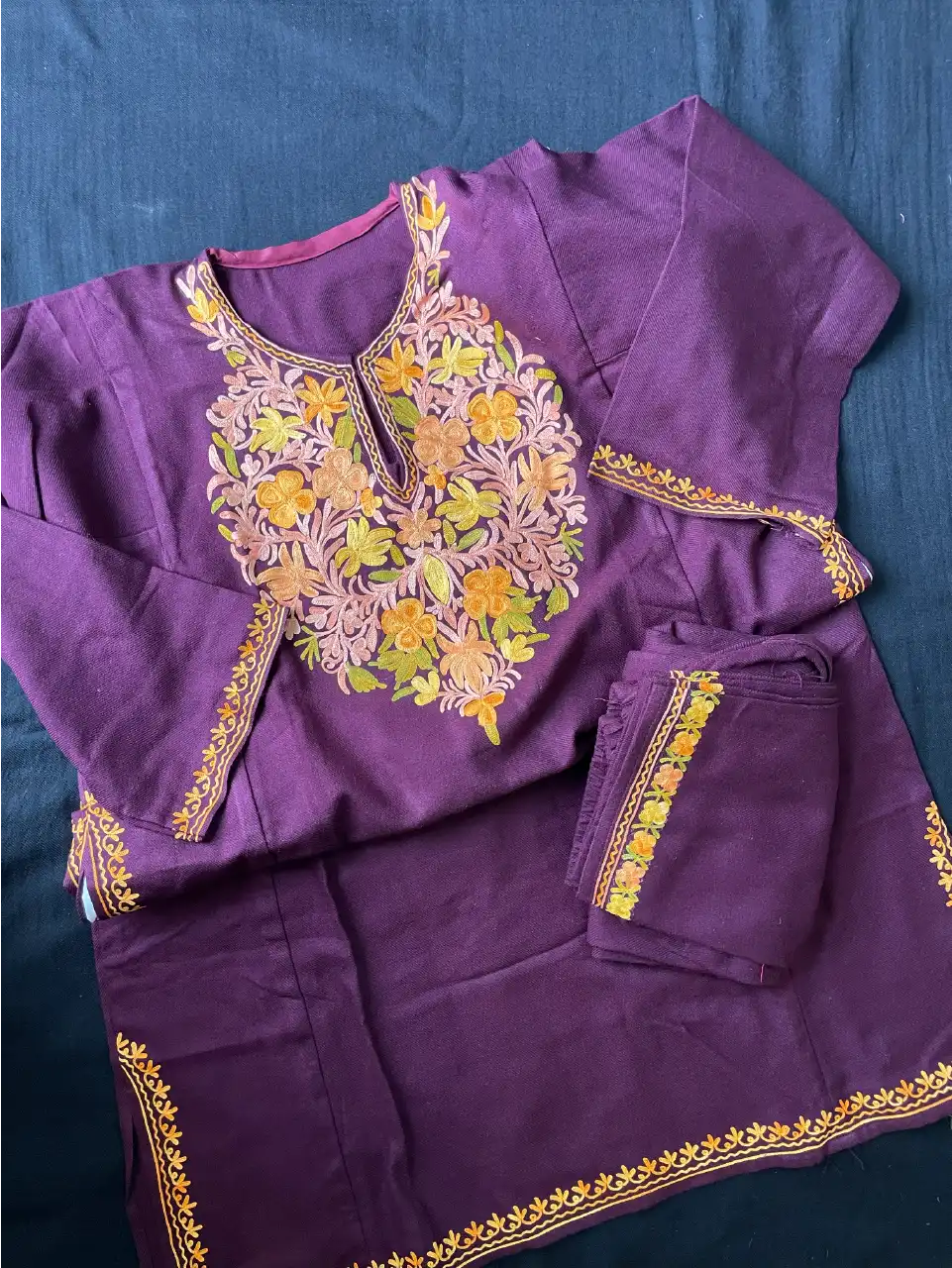 Kashmiri Pheran Sets - Aari Embroidered