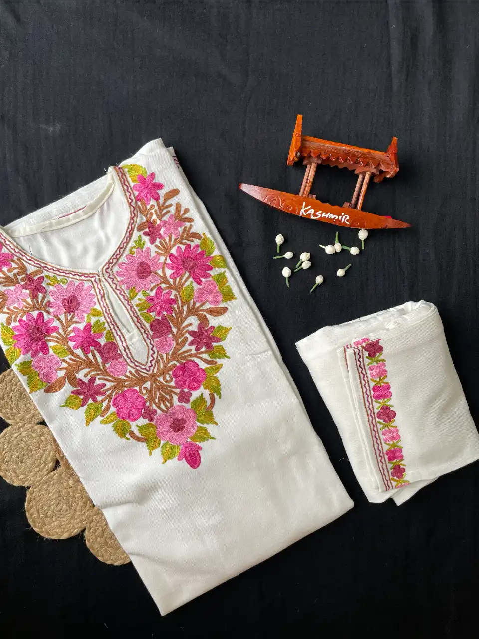 Kashmiri Pheran Sets - Aari Embroidered