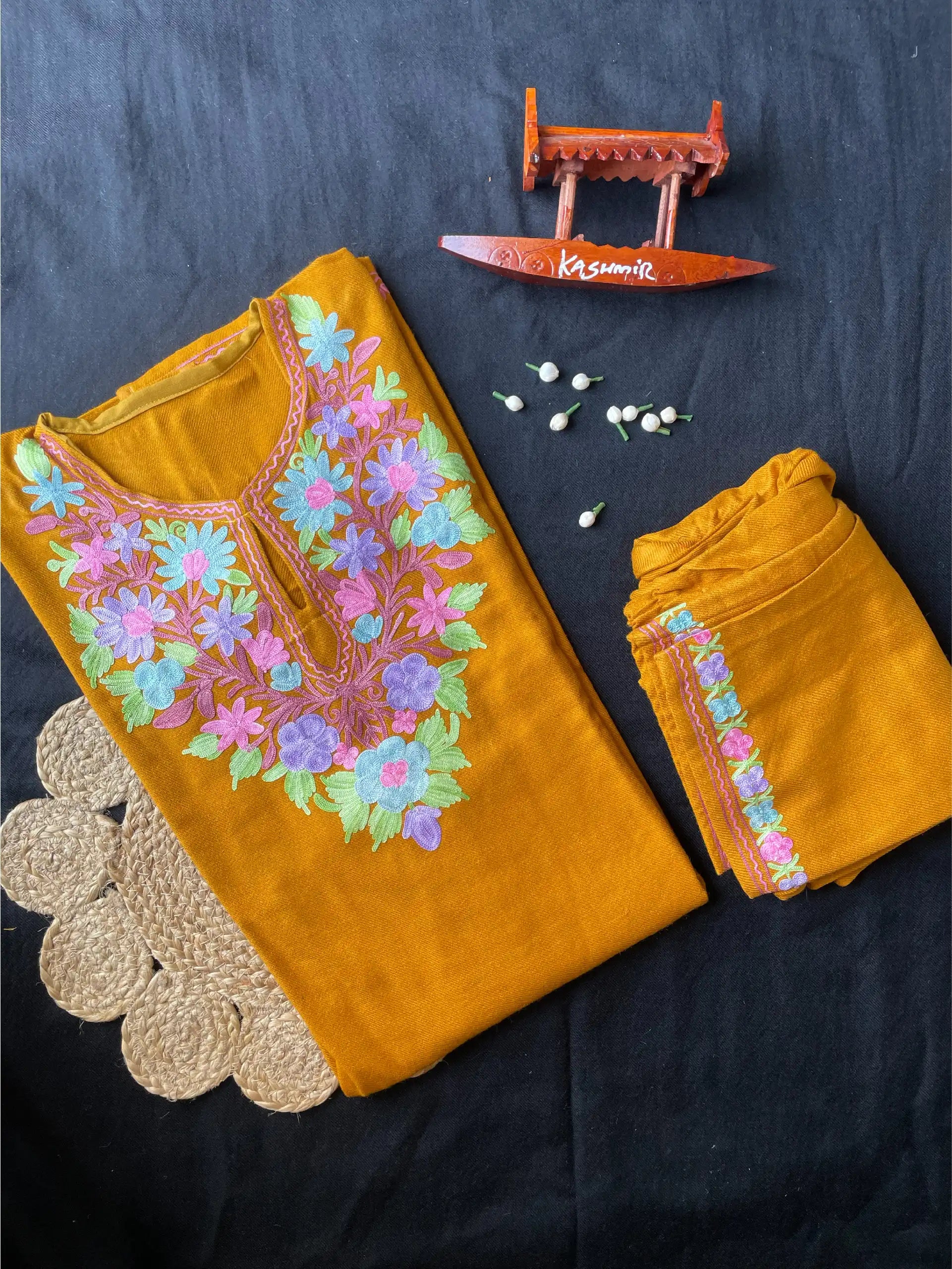 Kashmiri Pheran Sets - Aari Embroidered