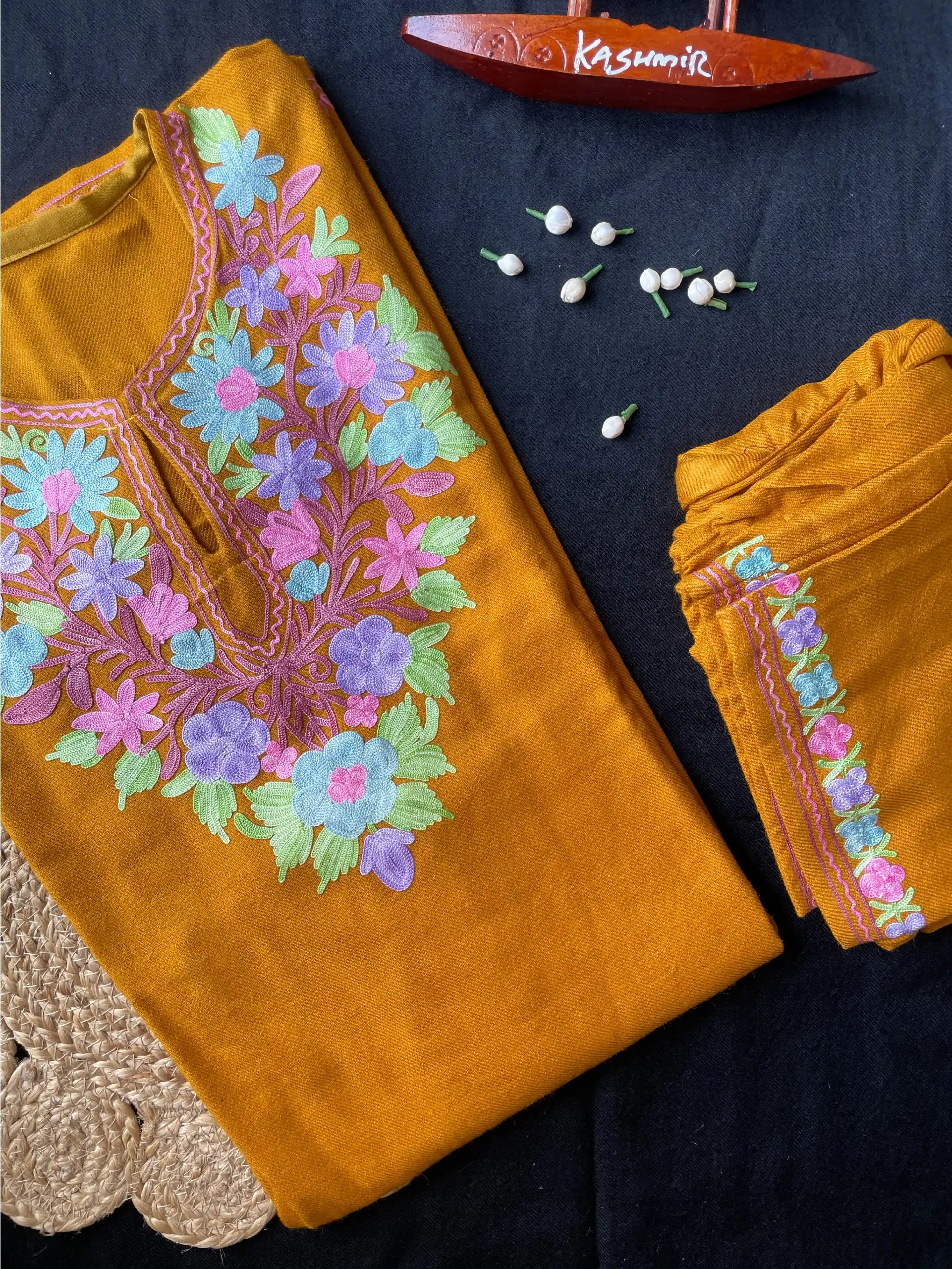 Kashmiri Pheran Sets - Aari Embroidered