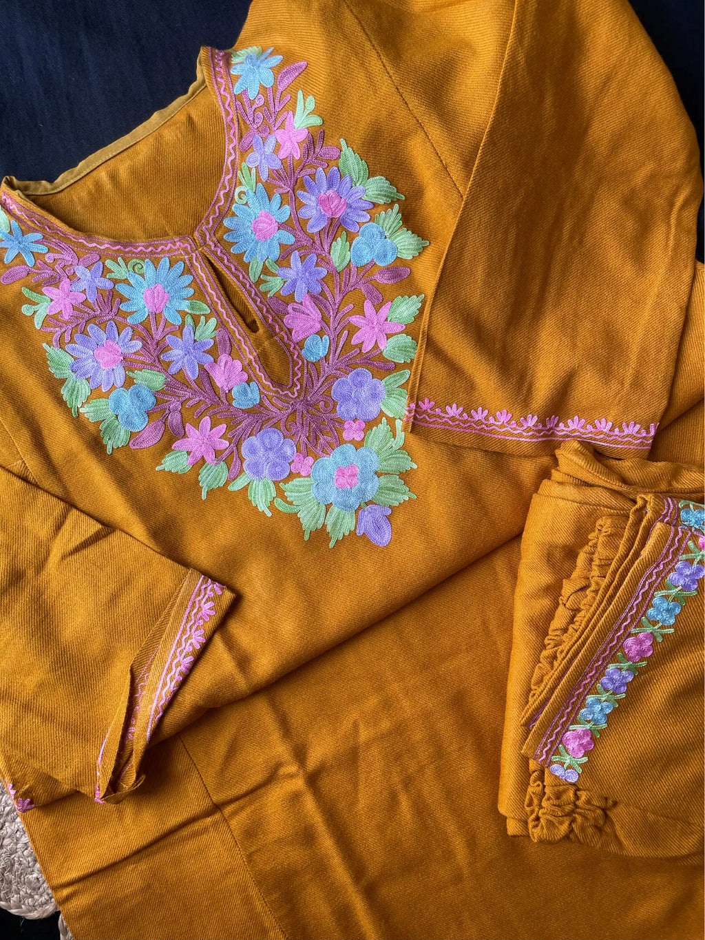 Kashmiri Pheran Sets - Aari Embroidered