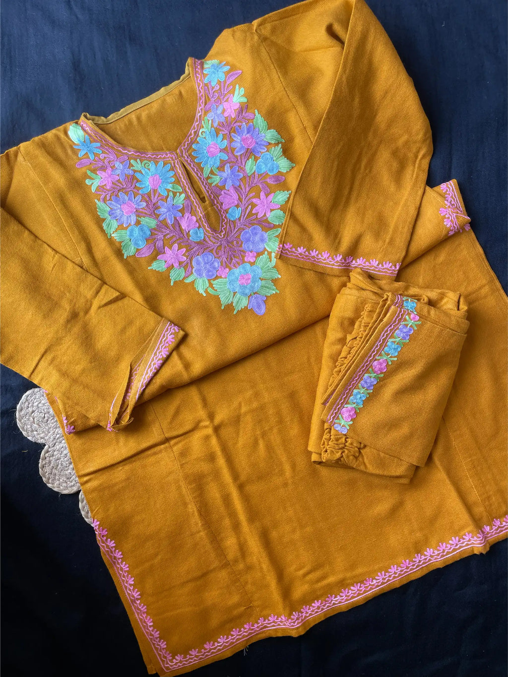 Kashmiri Pheran Sets - Aari Embroidered