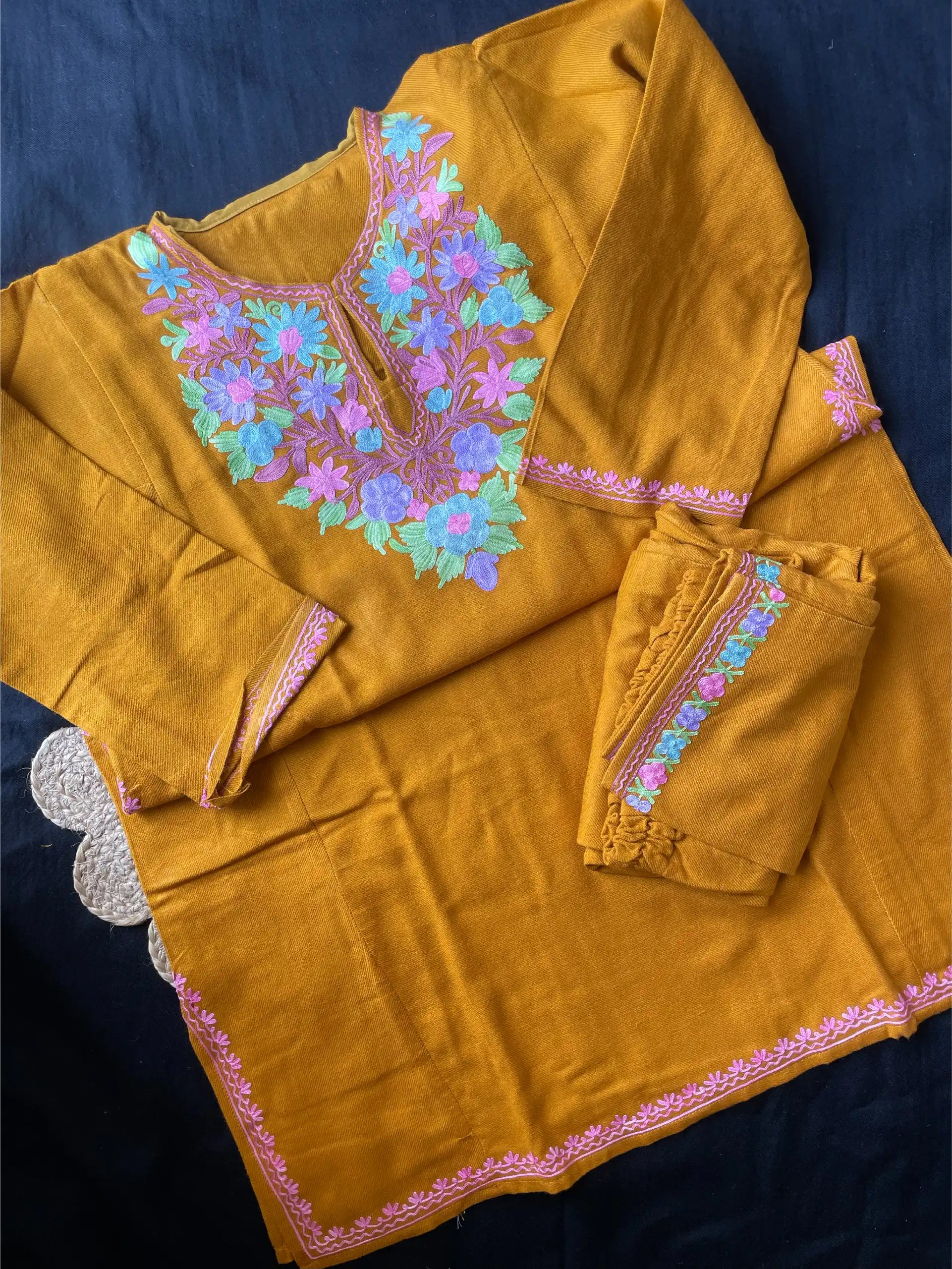 Kashmiri Pheran Sets - Aari Embroidered