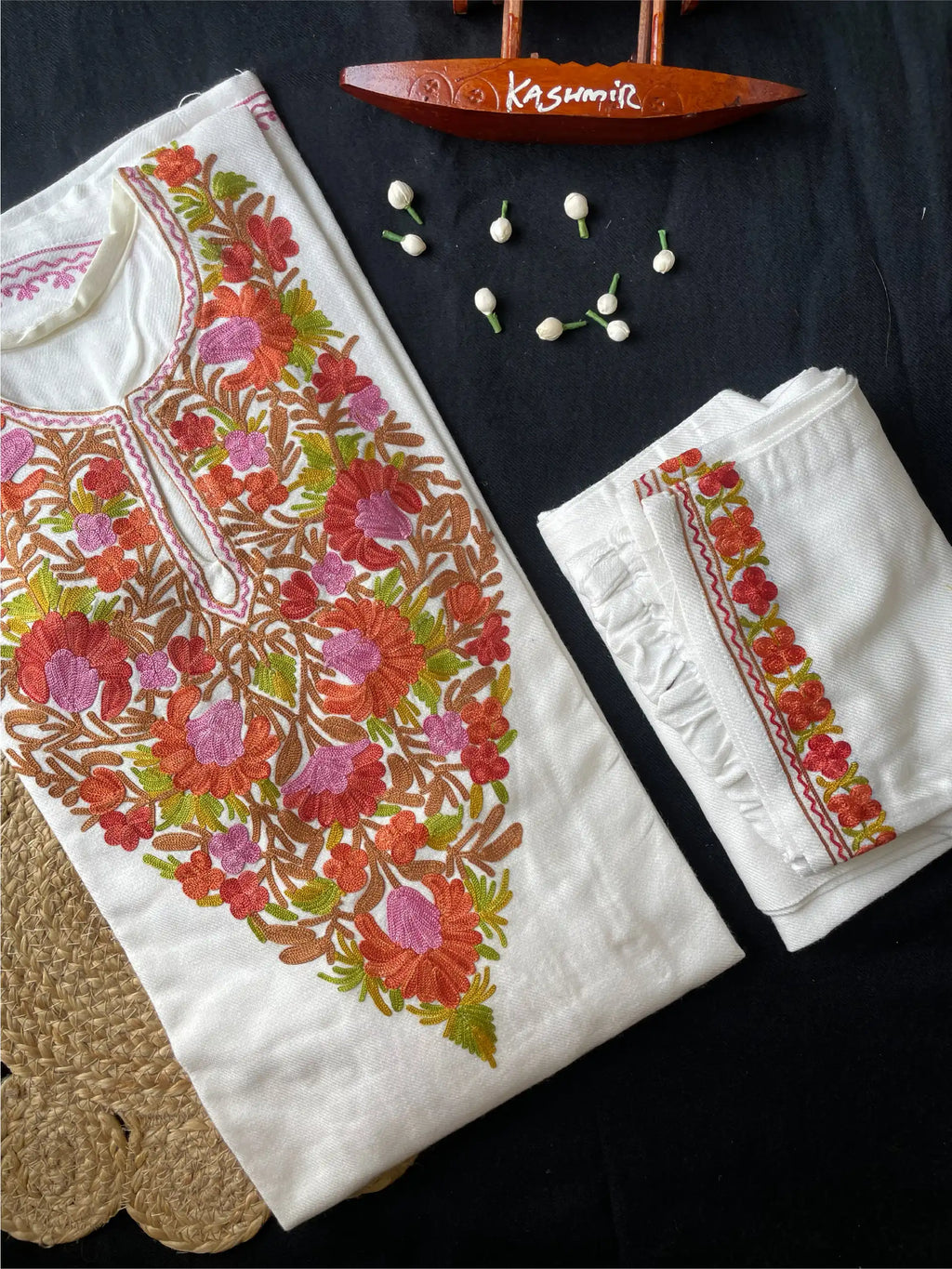 Kashmiri Pheran Sets - Aari Embroidered