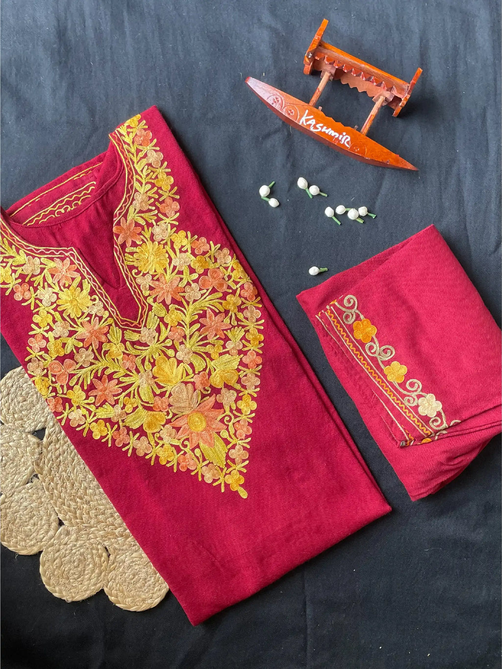 Kashmiri Pheran Sets - Aari Embroidered