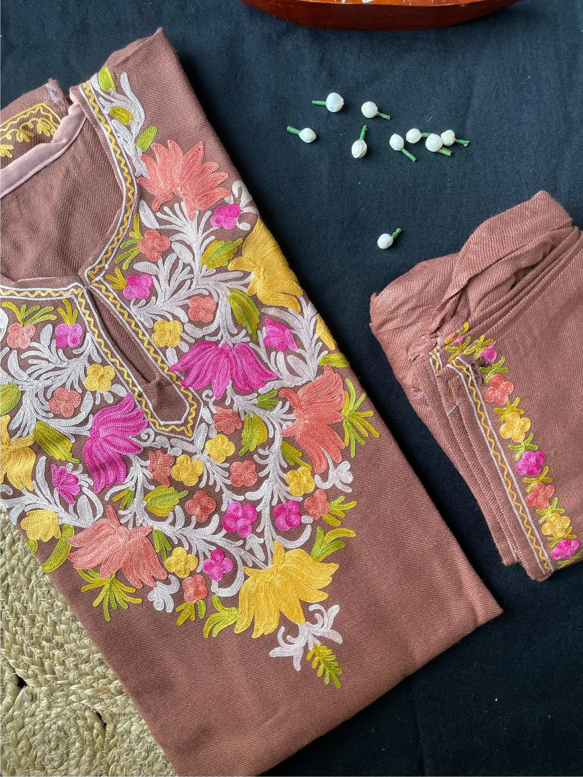 Kashmiri Pheran Sets - Aari Embroidered