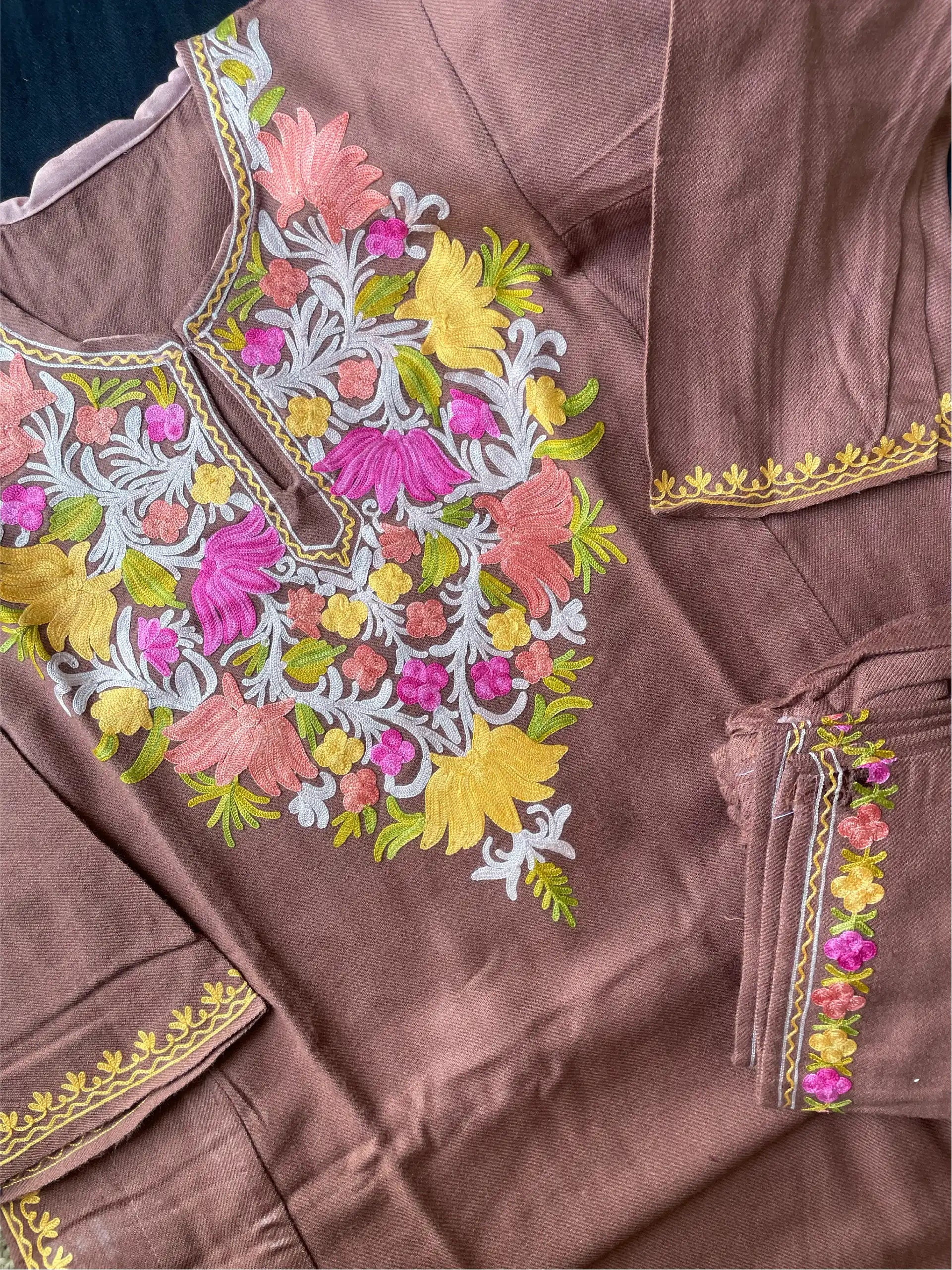 Kashmiri Pheran Sets - Aari Embroidered