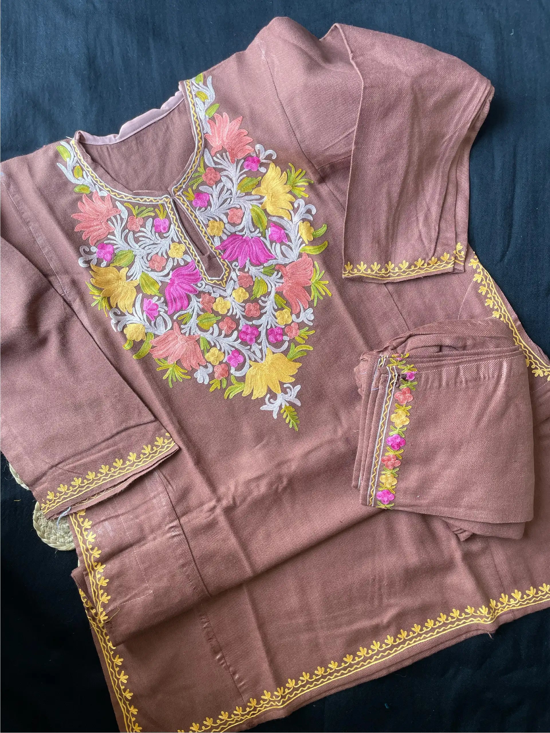 Kashmiri Pheran Sets - Aari Embroidered