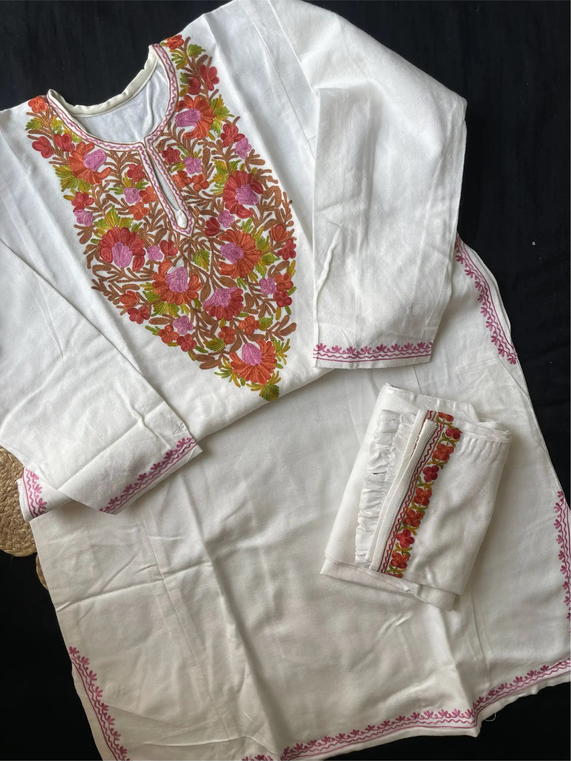 Kashmiri Pheran Sets - Aari Embroidered