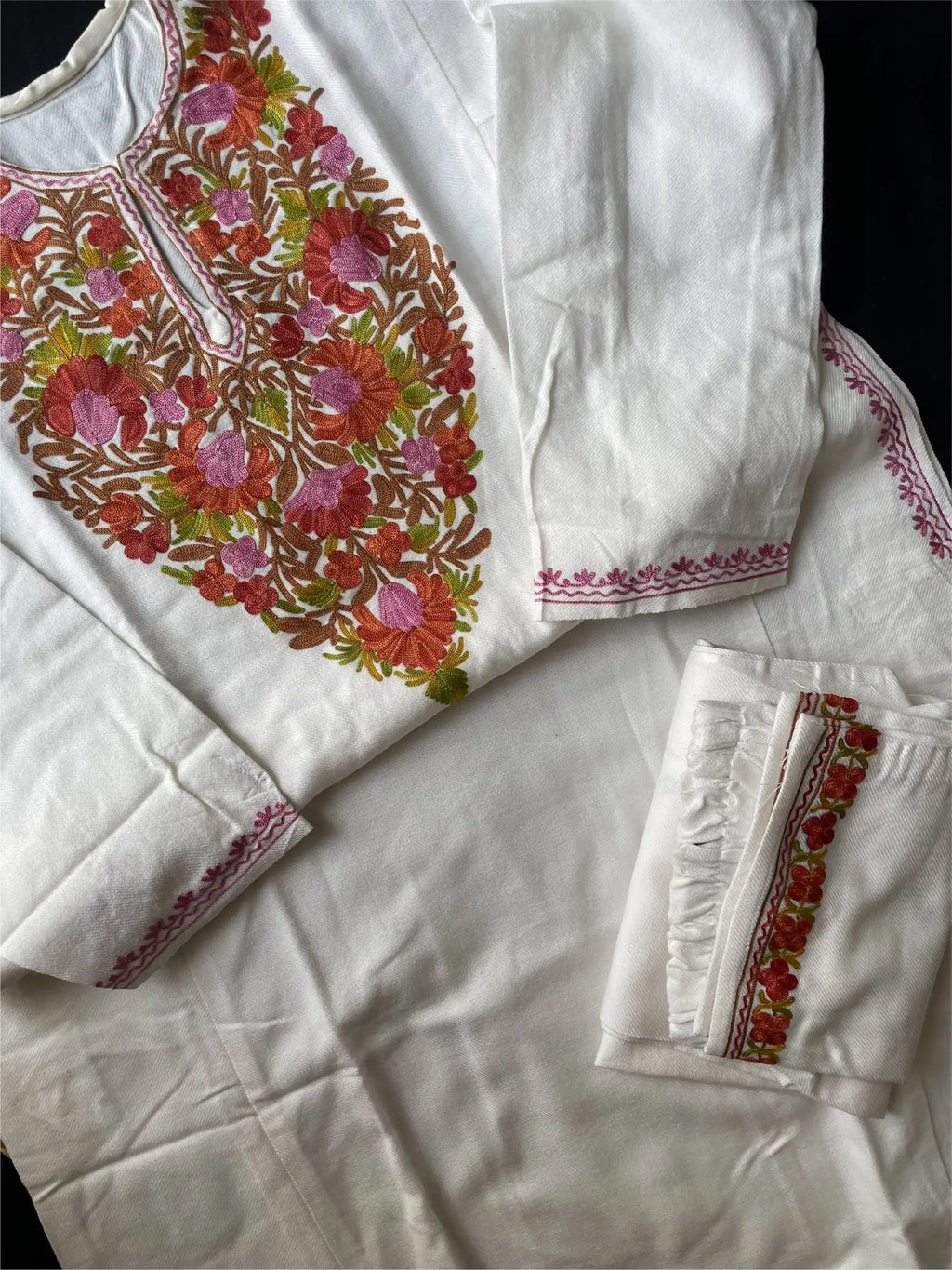 Kashmiri Pheran Sets - Aari Embroidered