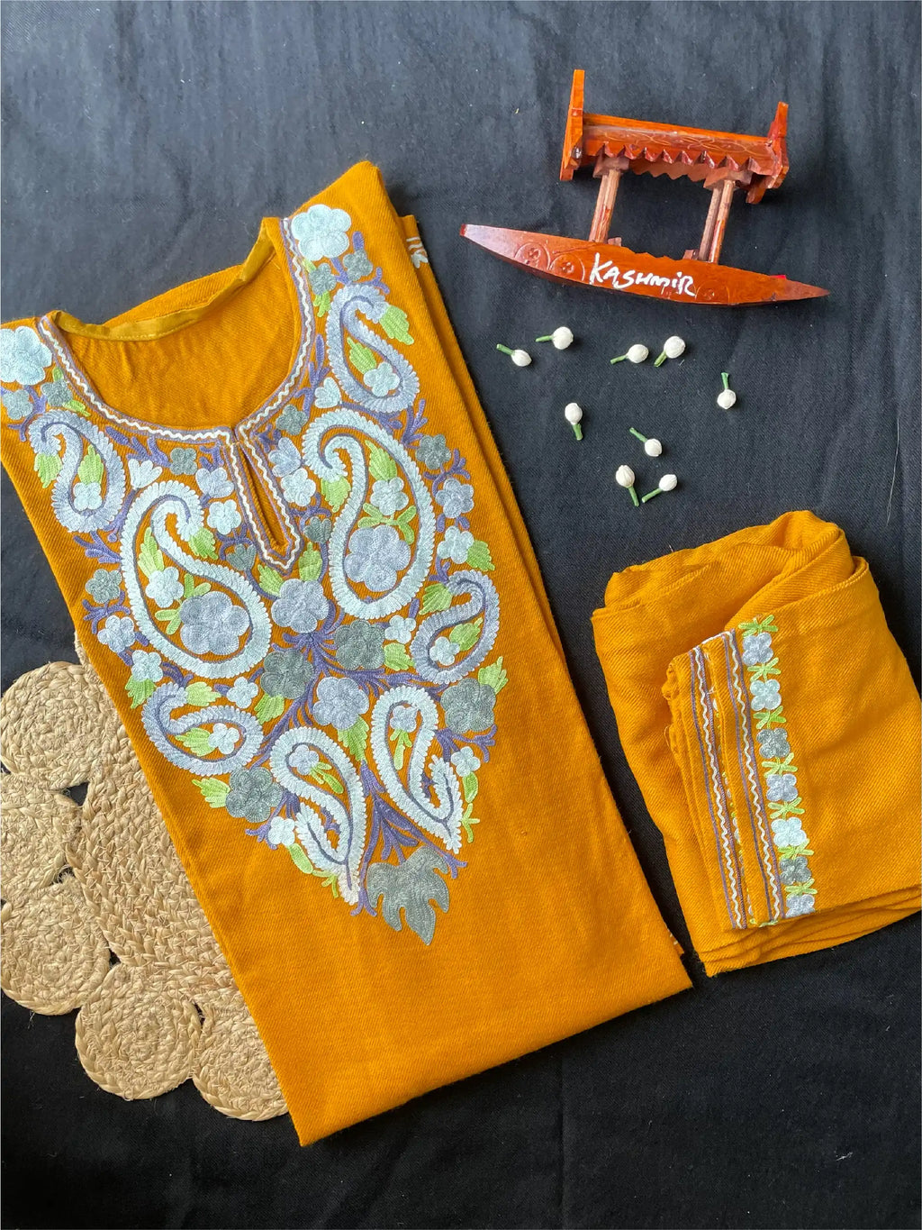 Kashmiri Pheran Sets - Aari Embroidered