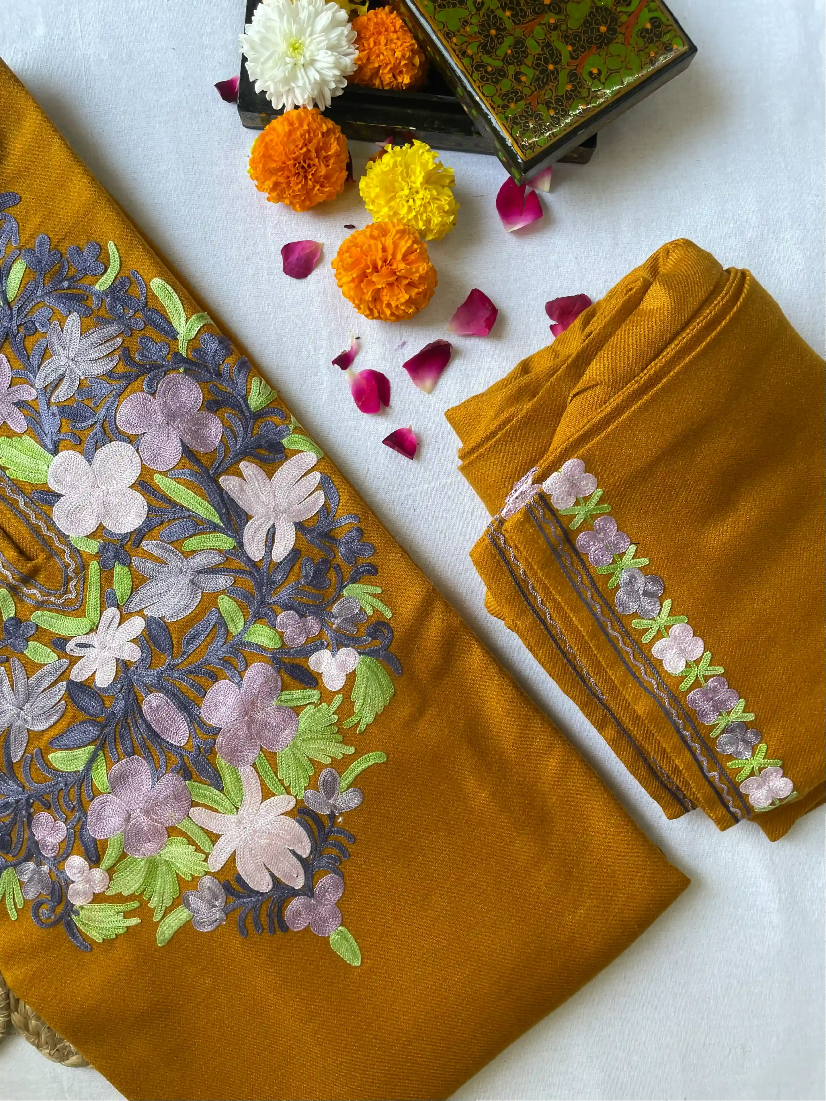 Kashmiri Pheran Sets - Aari Embroidered