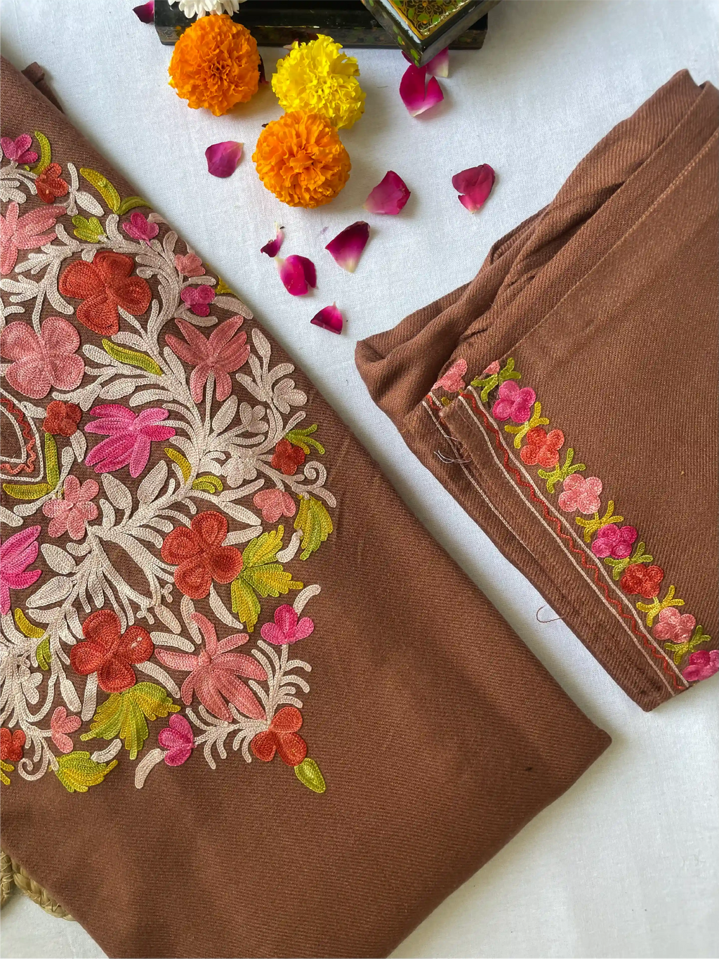 Kashmiri Pheran Sets - Aari Embroidered