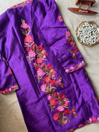 Long Kashmiri Jackets - Silk