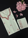 Summer Cotton Coord Set â€“ Hand-Embroidered with Kashmiri Sozni