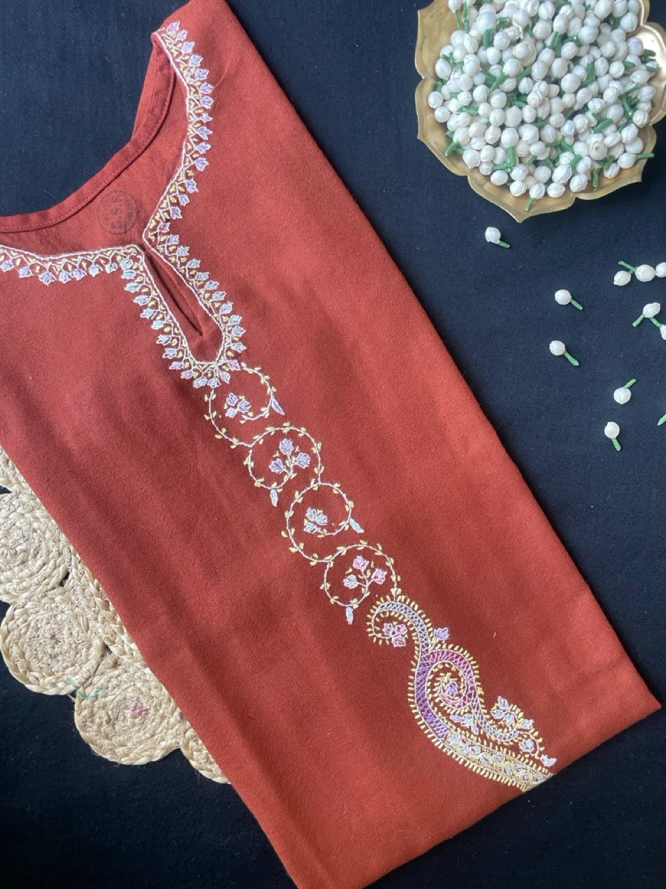 Raffal Wool Pheran - Sozni
