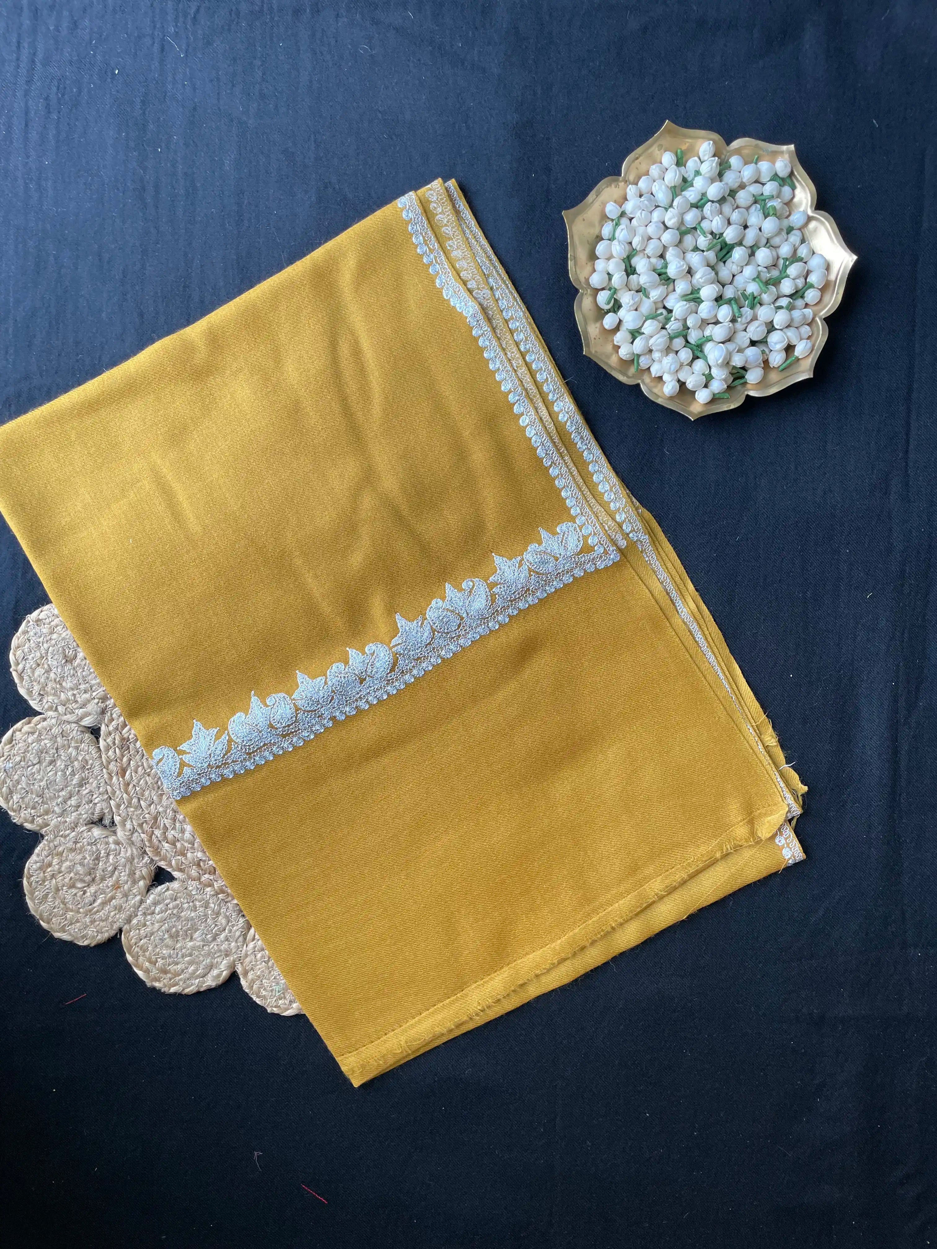 Pure Wool Kashmiri Tilla Stoles