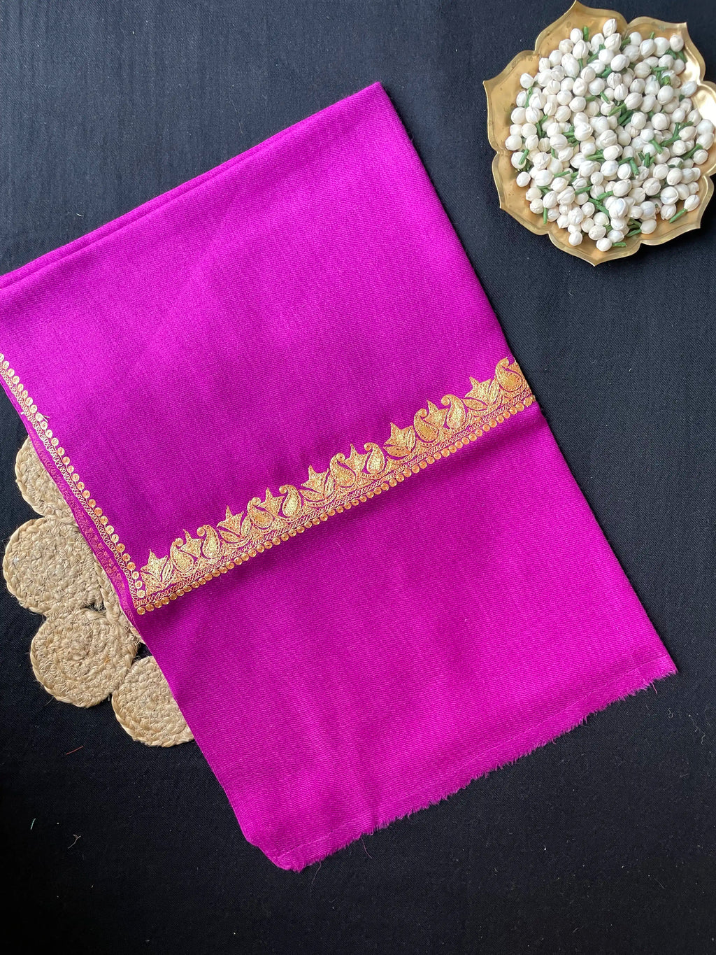 Pure Wool Kashmiri Tilla Stoles