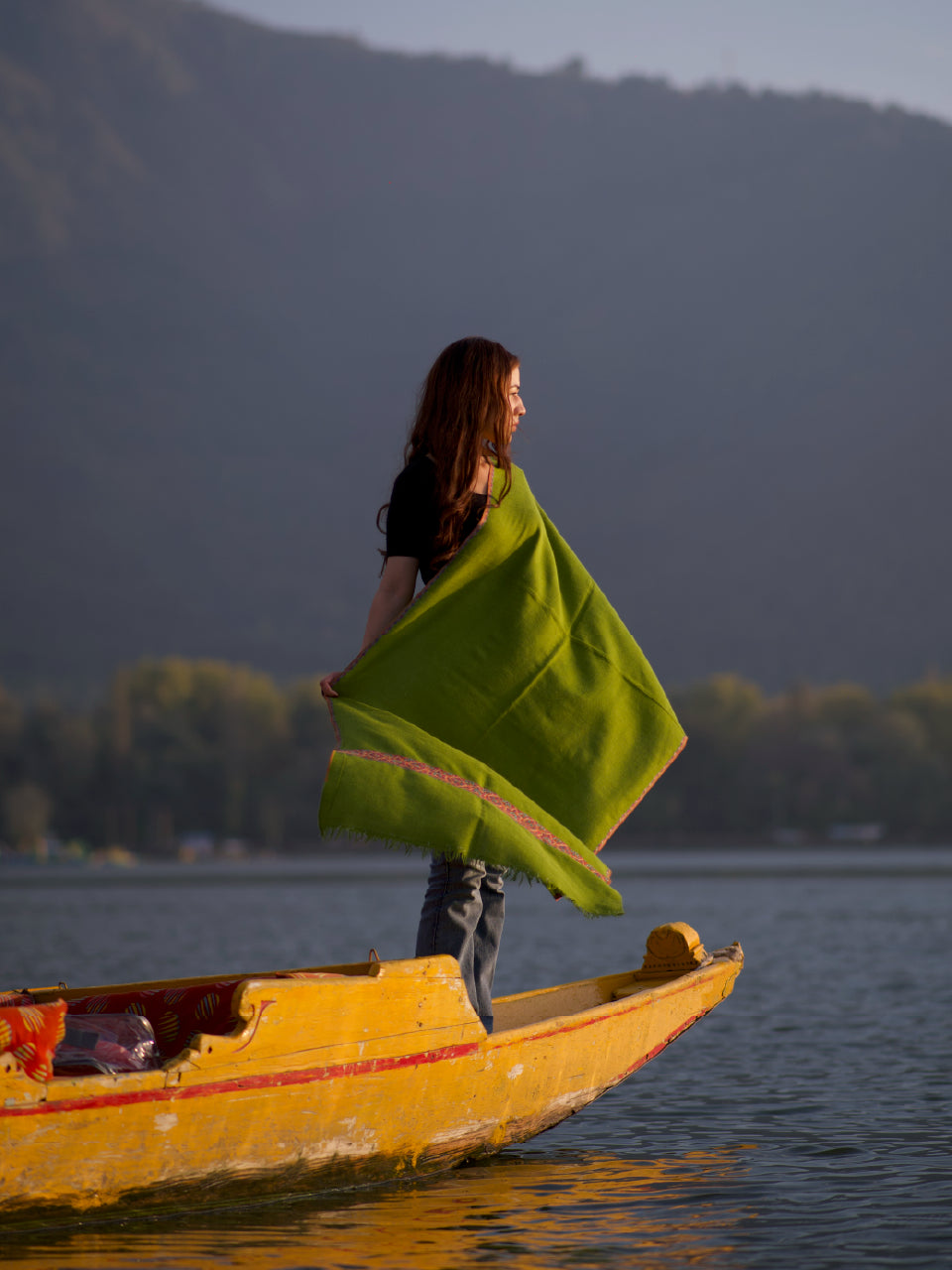 Kashmiri Pashmina | Sozni Stole Neemdore | Luxury Heritage