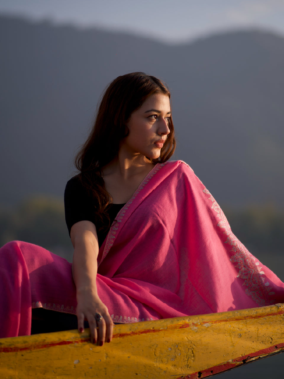 Kashmiri Pashmina | Sozni Palladar Stole | Luxury Heritage