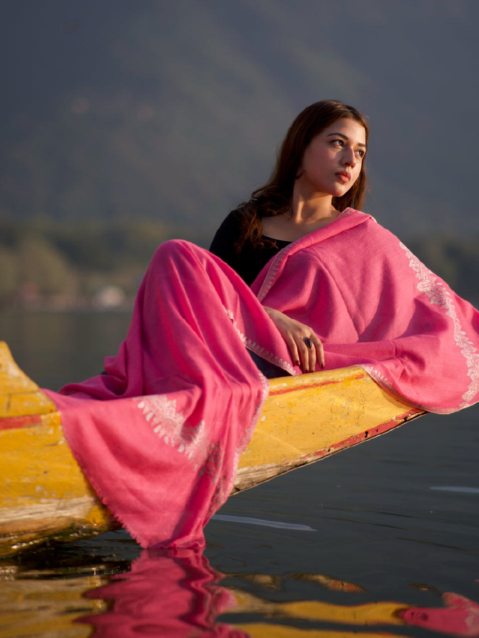 Kashmiri Pashmina | Sozni Palladar Stole | Luxury Heritage