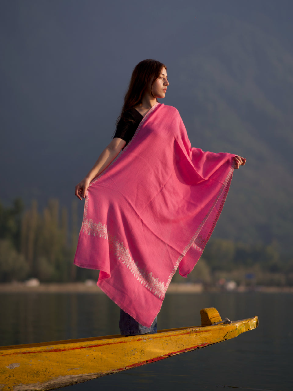 Kashmiri Pashmina | Sozni Palladar Stole | Luxury Heritage