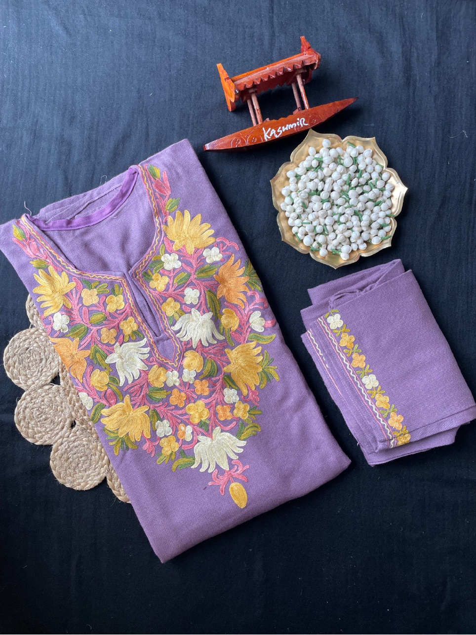 Kashmiri Pheran Sets - Aari Embroidered